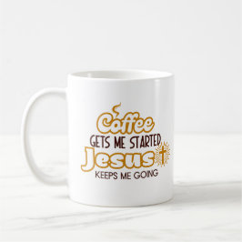 Caneca De Café Café de Cotação Cristã Me Começou