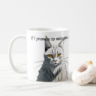 Caneca De Café Café de Gato Engraçado Sarcástico ou Presente Dive