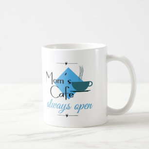 Caneca De Café Café de mãe sempre aberto