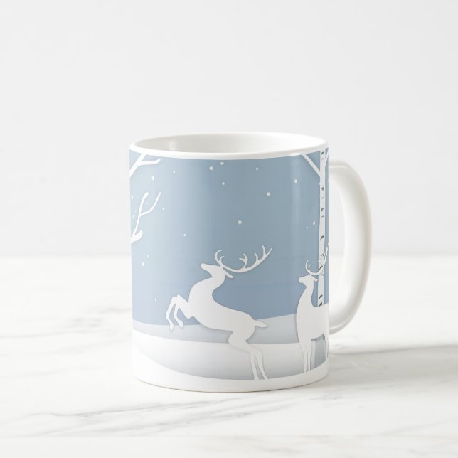 Caneca De Café Café de Natal (Frente Esquerda)