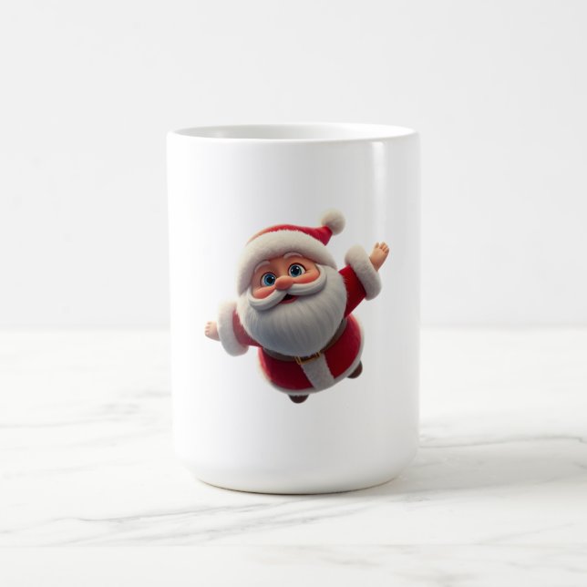 Caneca De Café Café de Natal 3D SantaClausCafé de NatalPresente d (Centro)