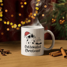 Café de Natal Catteinated e Férias de Amante de Ga