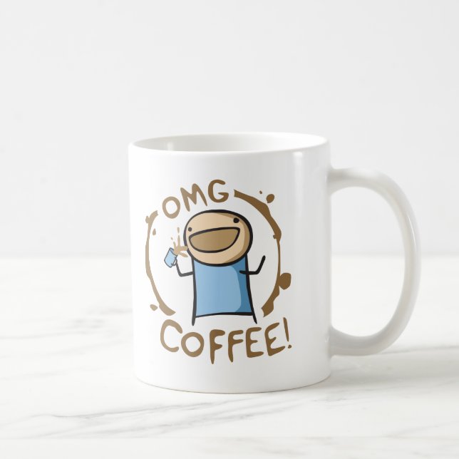 Caneca De Café Café de OMG (Direita)