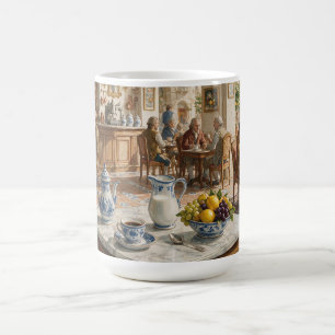 Caneca De Café Café de Palermo em cerâmica siciliana do século XV