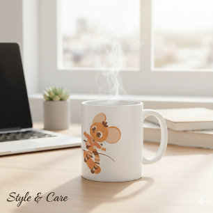 Caneca De Café Café de Skateboard para Mouse - Negrito e Reproduç