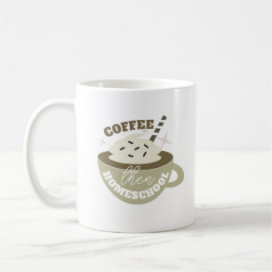 Caneca De Café Café De Volta ao Ensino em Casa