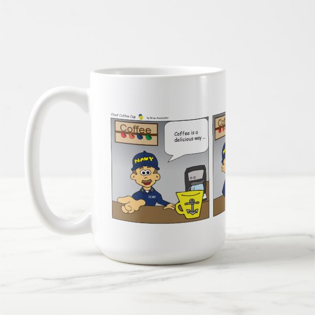 Caneca De Café Café Delicioso (Esquerda)
