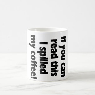 Caneca De Café Café derramado! OMG!