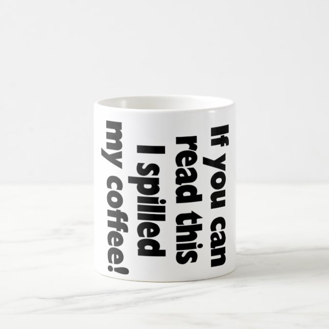 Caneca De Café Café derramado! OMG! (Centro)