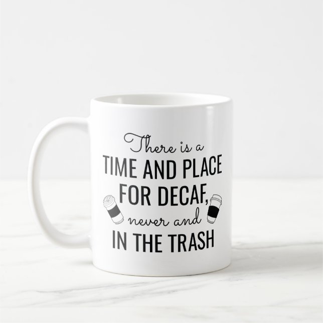 Caneca De Café Café Descafeinado (Esquerda)
