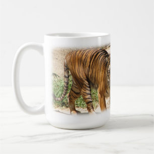 Caneca De Café Café desperta o Tigre!