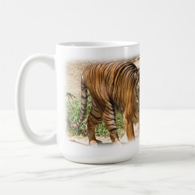 Caneca De Café Café desperta o Tigre! (Esquerda)