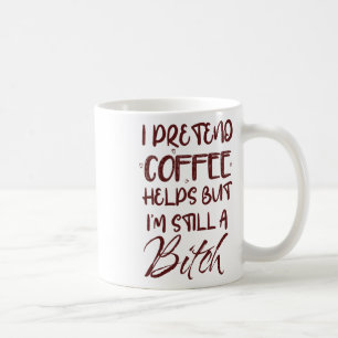 Caneca De Café Café Divertido Ajuda, Manhã Sarcástica, Mãe de Fut