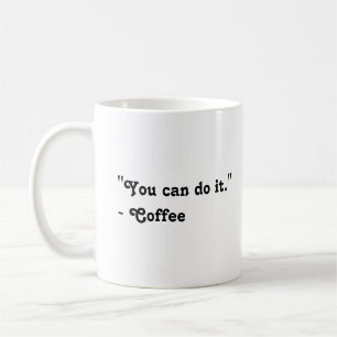 Caneca De Café Café Divertido Você consegue