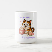 Café do Gatinho Calico Fofo e Aconchegante - Não s
