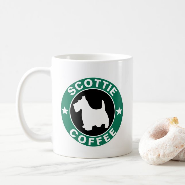 Caneca De Café Café do SCOTTIE (Com Donut)