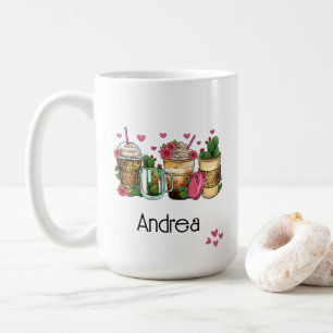 Caneca De Café Café do Southwestern Cactos Personalizado