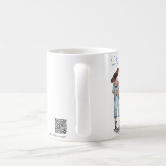 Caneca De Café Café doce e simples - Aviso