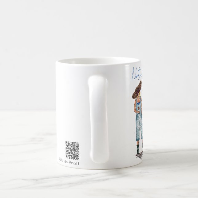 Caneca De Café Café doce e simples - Aviso (Alça)