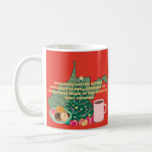 Caneca De Café Café, Donuts, Música de Natal na Virgínia Ocidenta