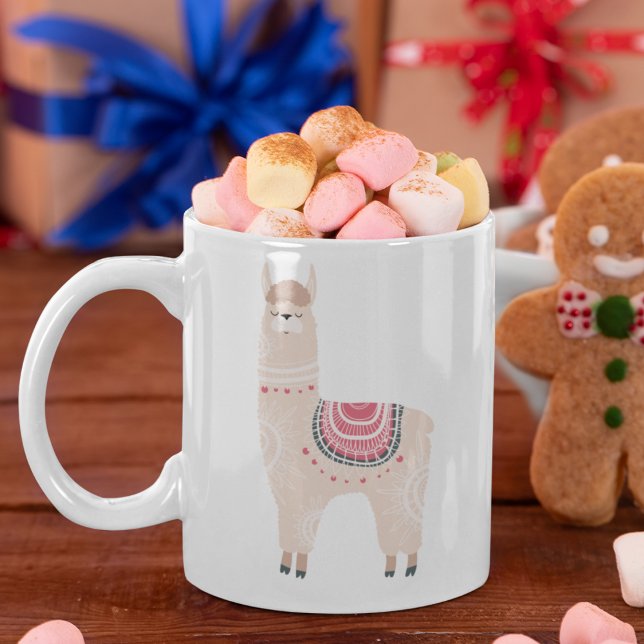 Caneca De Café Café Drama Lama (Criador carregado)