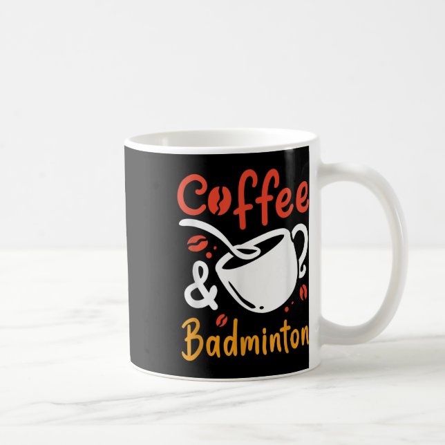 Caneca De Café Café E Badminton Bebê Café Brincadeira (Direita)