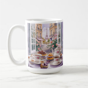 Caneca De Café Café e Bolo em Paris - Dreamy Desserts