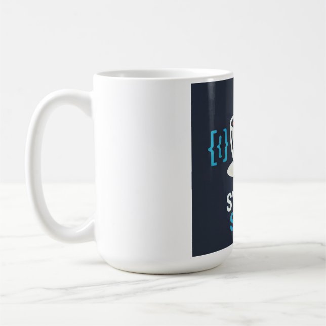 Caneca De Café Café e Código Syntax Saver (Esquerda)