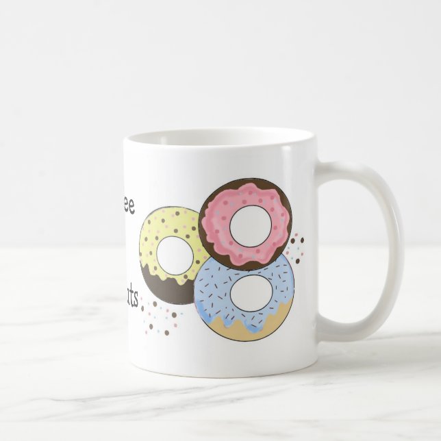Caneca De Café Café e Donuts (Direita)