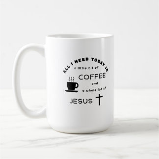 Caneca De Café Café e Jesus
