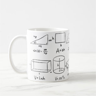 Caneca De Café Café e Matemática resolvem todos os problemas