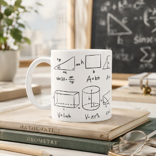 Caneca De Café Café e Matemática Resolvem Todos os Problemas