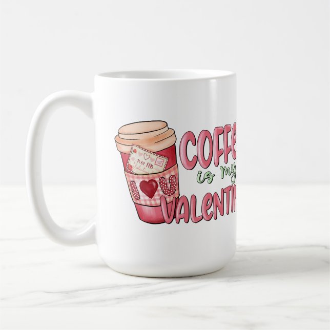 Caneca De Café Café é Minha Namorados Coffee Mug (Esquerda)