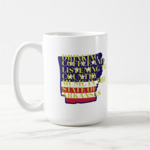 Caneca De Café Café e Música country no Arkansas