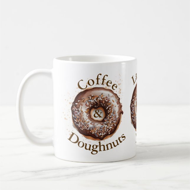 Caneca De Café Café e nozes personalizados (Esquerda)