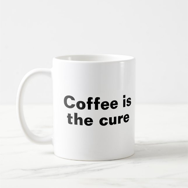 Caneca De Café Café é o Cure (Esquerda)