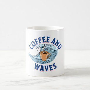 Caneca De Café Café e Ondas