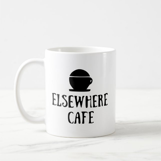 Caneca De Café Café Elsewhere V1 Modo Claro (Esquerda)