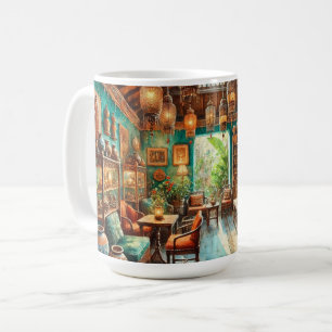 Caneca De Café Café em Colombo no Sri Lanka