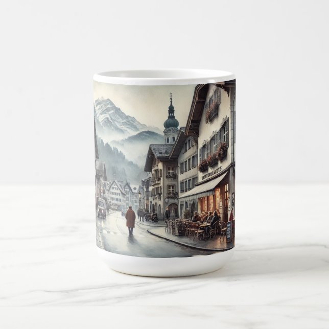 Caneca De Café Café em Interlaken Suiça (Centro)