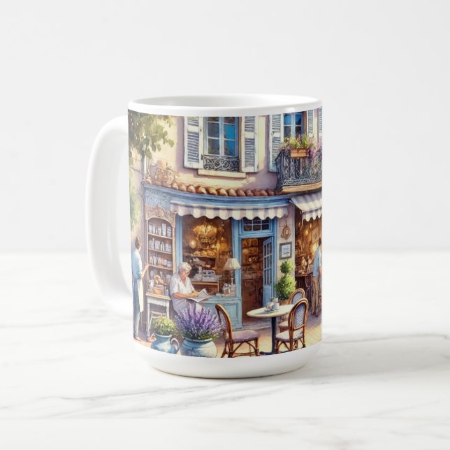 Caneca De Café Café em Marselha França (Frente Esquerda)