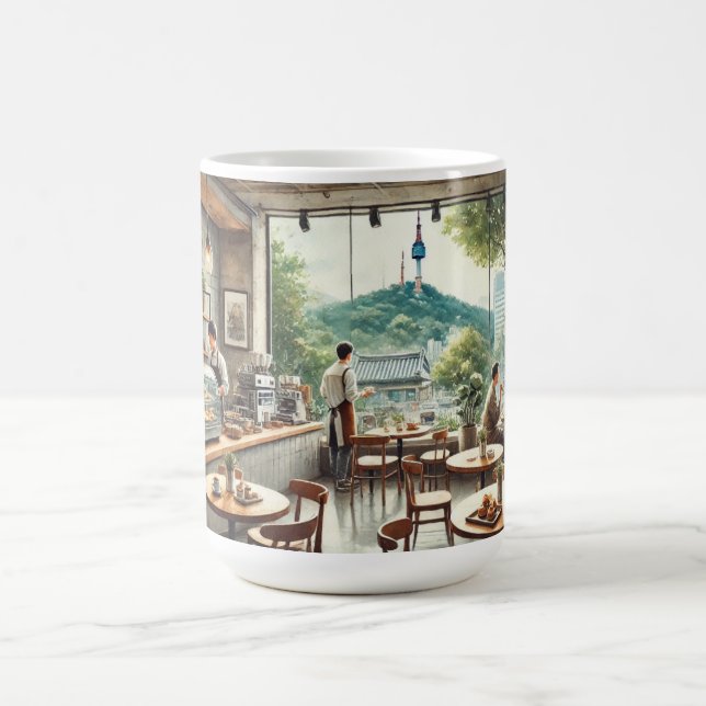 Caneca De Café Café em Seul Korea Namsan Mug (Centro)