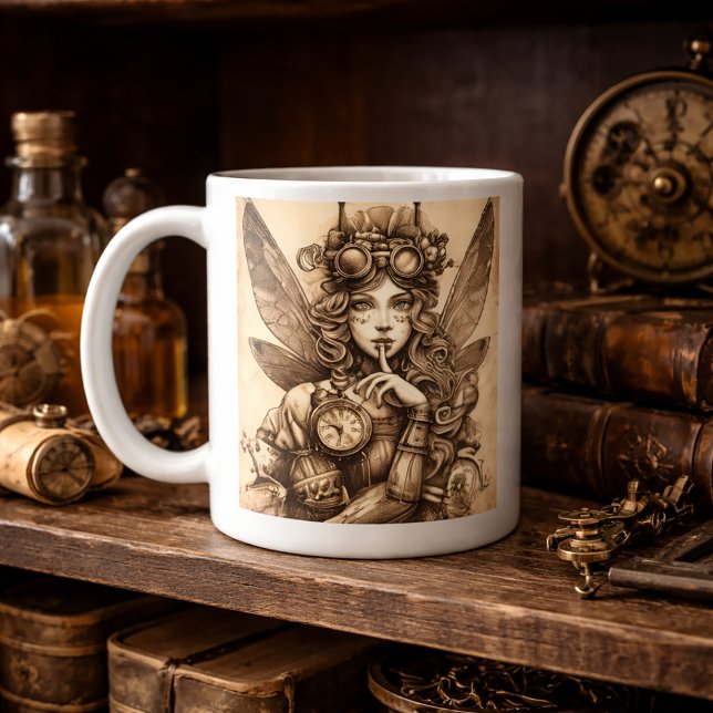 Caneca De Café Café Enchantagem Fada (Criador carregado)