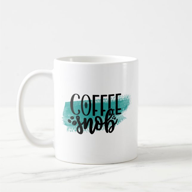 Caneca De Café Café Engraçado - Café Snob Gift Cup (Esquerda)