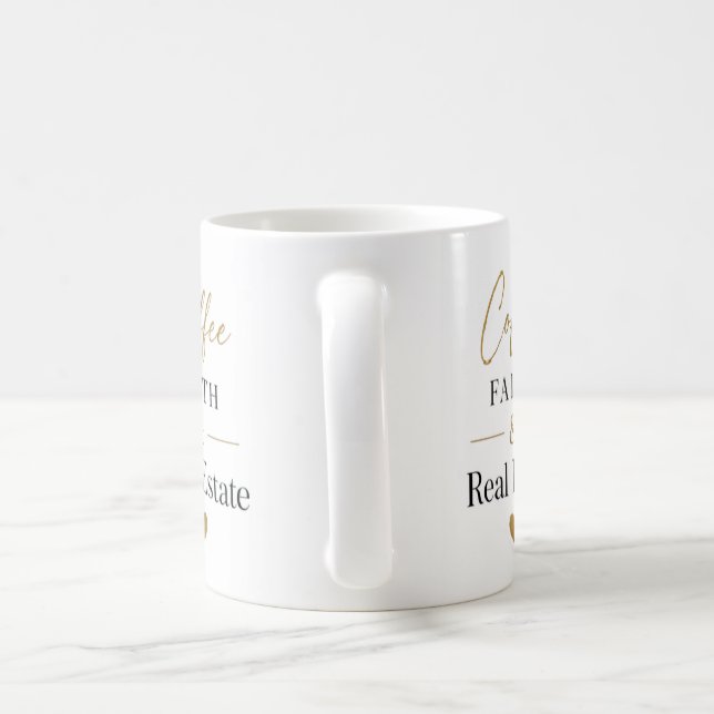 Caneca De Café Café Fé Imóveis  (Alça)