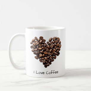 Caneca De Café Café Feijão Molho Cardíaco, Design de Café