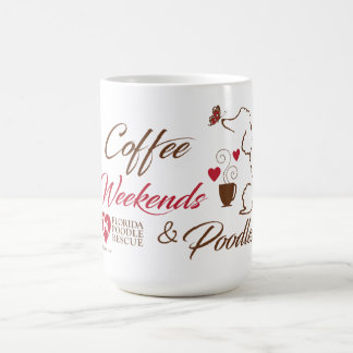 Caneca De Café Café, Finais de Semana e Poodles—Ahh!