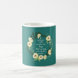 Caneca De Café Café Floral Moderno Mug