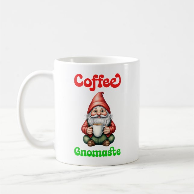 Caneca De Café Café Gnomaste Mug, Gnomo Lover Gift, (Esquerda)