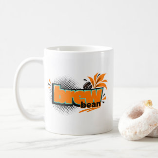 Caneca De Café Café Gráfico Retro Brew Bean - Café Vintage